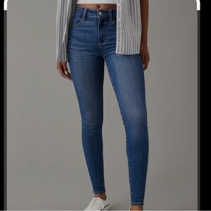 American eagle super high rise jegging